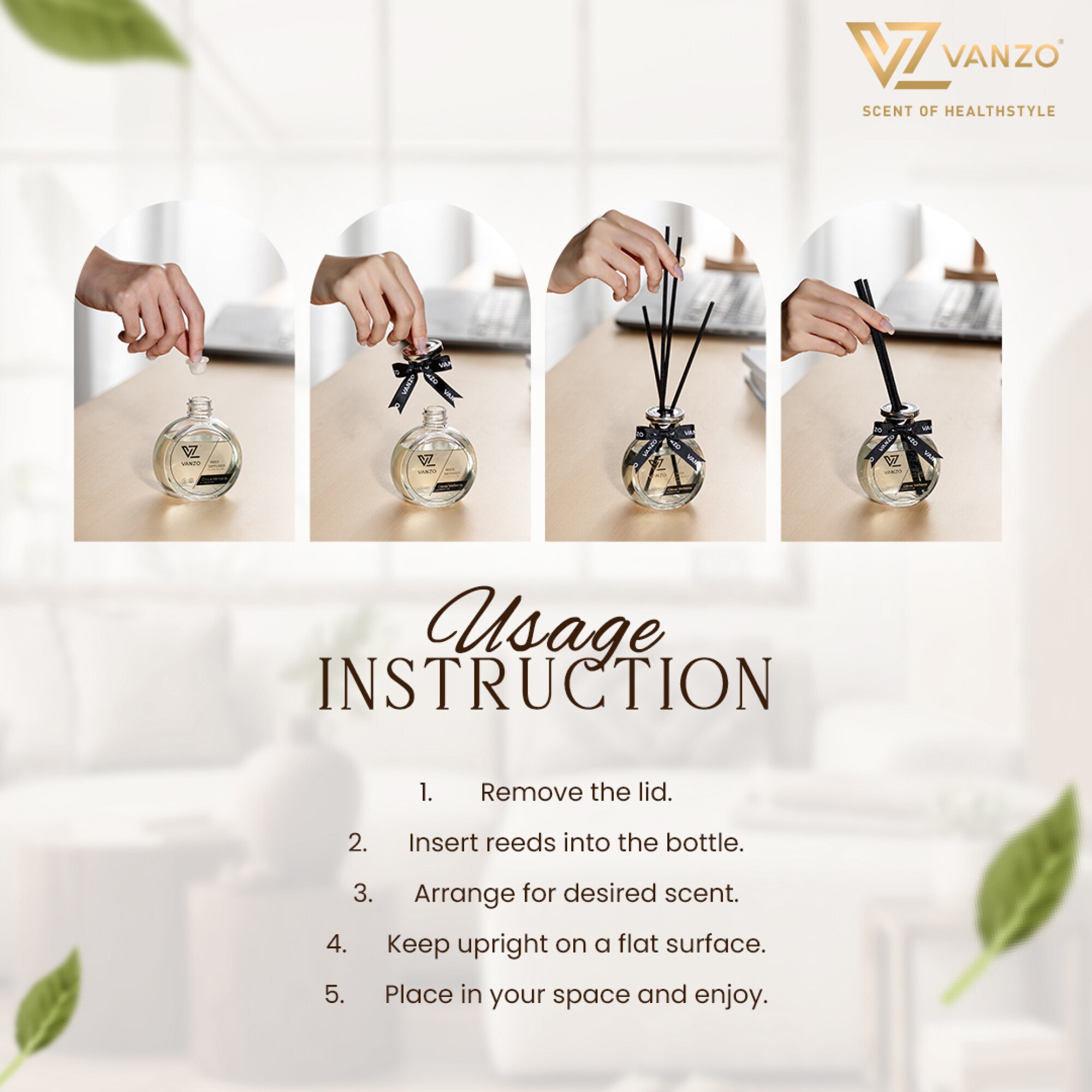 Vanzo Reed Diffuser VANZO - ASEAN’s First Publicly Listed Air Freshener Brand