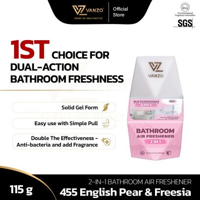 code-455-english-pear-freesia-vanzo-2-in-1-bathroom-air-freshener-115g