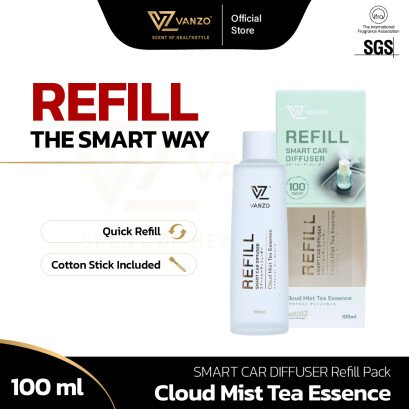 vanzo-smart-car-diffuser-refill-pack-cloud-mist-tea-essence-100ml