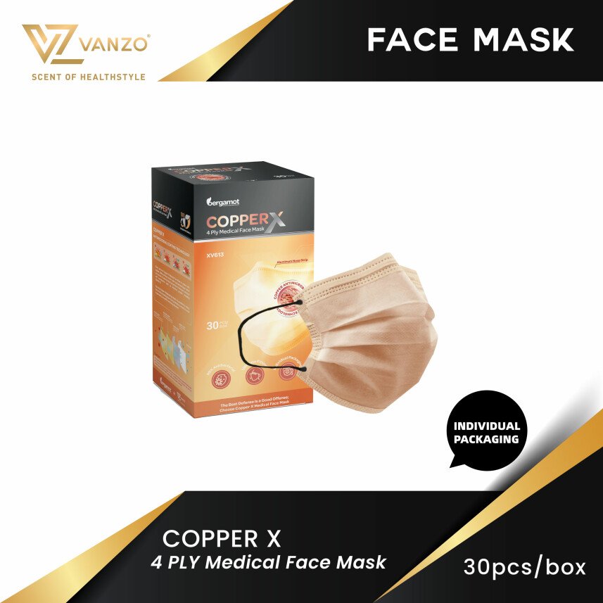 copper-x-4-ply-medical-face-mask